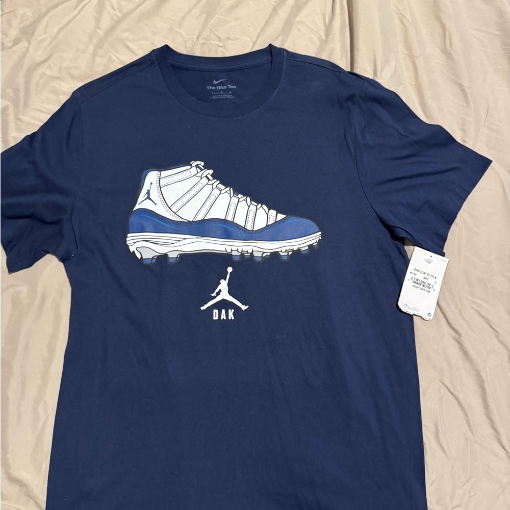 Jordan Navy Blue “DAK” Graphic Tee